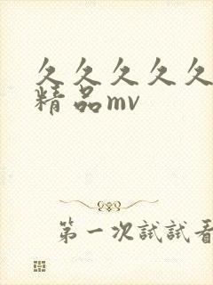 久久久久久国产精品mv封面