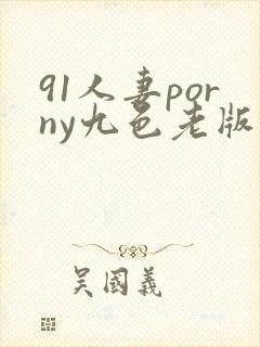 91人妻porny九色老版封面