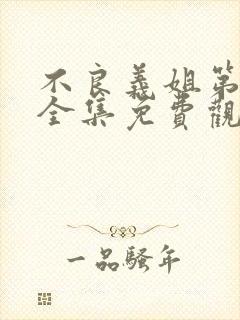 不良义姐第一季全集免费观看高清封面