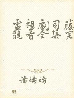 电视剧司藤免费观看全集完整版