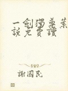 一剑独尊叶玄小说免费读