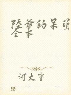 陆爷的呆萌甜妻全本