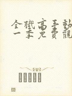 全职高手动漫第一季免费观看完整版