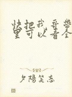 快把我哥带走哪里可以看全集