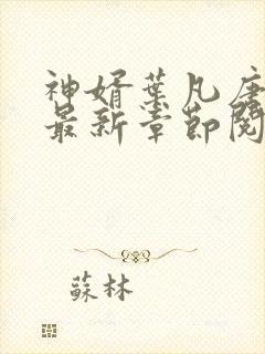 神婿叶凡唐若雪最新章节阅读