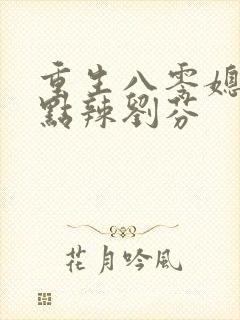 重生八零媳妇有点辣刘芬