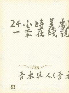 24小时美剧第一季在线观看免费高清