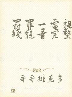 罚罪一电视剧在线观看完整免费高清