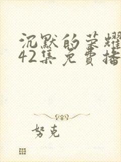 沉默的荣耀1—42集免费播放封面