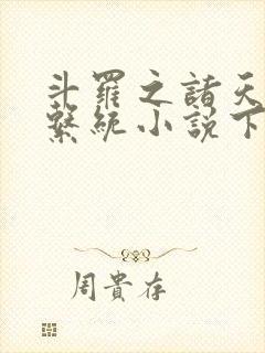 斗罗之诸天抽奖系统小说下载