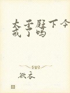 太子殿下今天破戒了吗