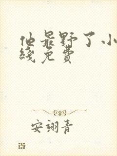 他最野了小说在线免费