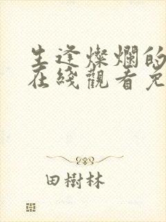 生逢灿烂的日子在线观看免费