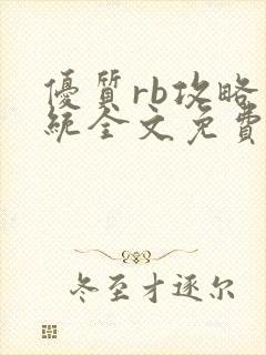 优质rb攻略系统全文免费阅读