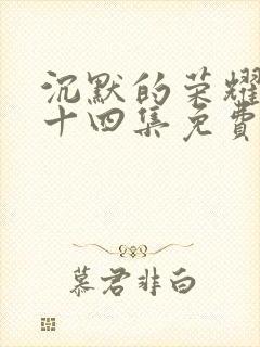 沉默的荣耀第三十四集免费观看