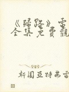 《归路》电视剧全集免费观看高清