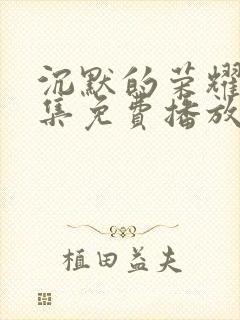 沉默的荣耀40集免费播放网站