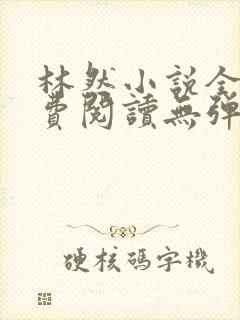 林然小说全文免费阅读无弹窗封面