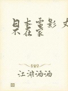 日本电影 丈夫不在家封面