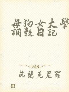母狗女大学生的调教日记