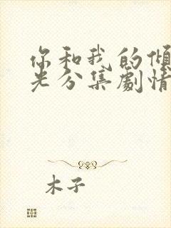 你和我的倾城时光分集剧情介绍