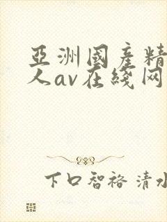 亚洲国产精品成人av在线网站