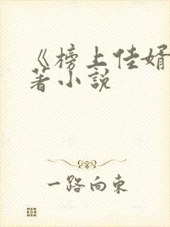 《榜上佳婿》原著小说封面