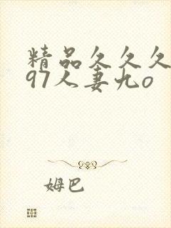 精品久久久久久97人妻九o