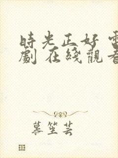 时光正好 电视剧 在线观看