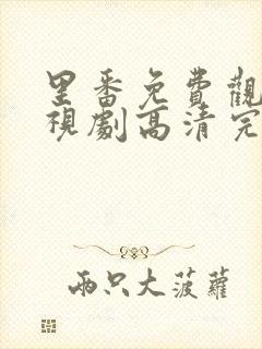 里番免费观看电视剧高清完整版