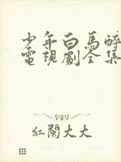 少年白马醉春风电视剧全集免费观看完整