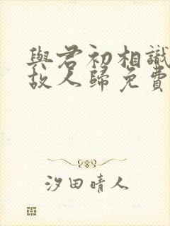 与君初相识犹如故人归免费