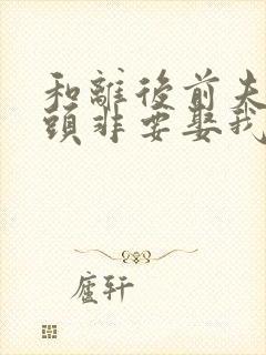 和离后前夫死对头非要娶我全文免费阅读封面