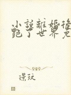 小说离婚后她惊艳了世界免费阅读