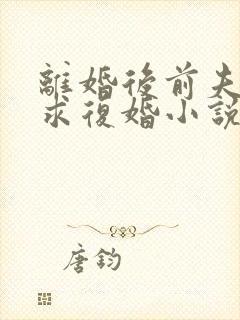 离婚后前夫哭着求复婚小说免费完本