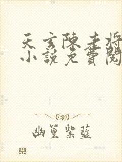 天玄陈老将军的小说免费阅读