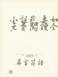 小说我妻如奴琳免费阅读全文