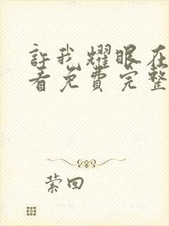 许我耀眼在线观看免费完整版高清