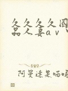 久久久久国产精品人妻aⅴ中出封面