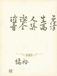 璀璨人生免费观看全集高清