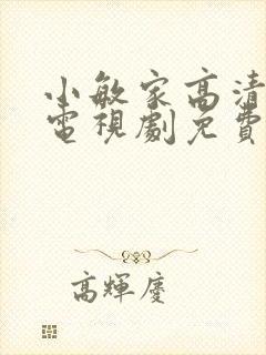 小敏家高清在线电视剧免费观看全集封面