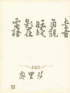 电影旺角卡门粤语在线观看高清免费