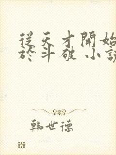 从天才开始无敌于斗破 小说