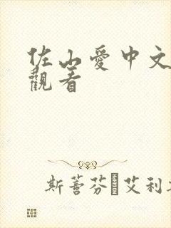 佐山爱中文在线观看封面