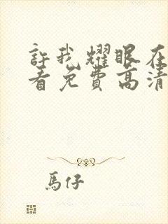 许我耀眼在线观看免费高清完整版封面