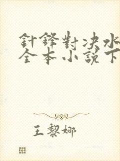 针锋对决水千丞全本小说下载