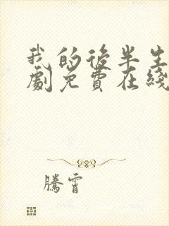 我的后半生电视剧免费在线看封面