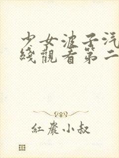 少女波子汽水在线观看第二季