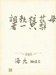 调教校花母狗作者一只梨