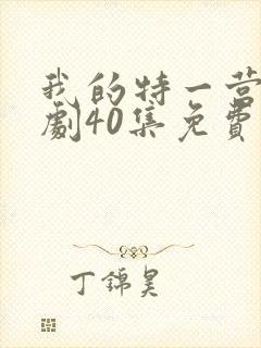 我的特一营电视剧40集免费观看封面